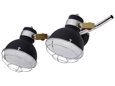 Настенные светильники Споты Escada 1135/2A E14*40W Black/Chrome