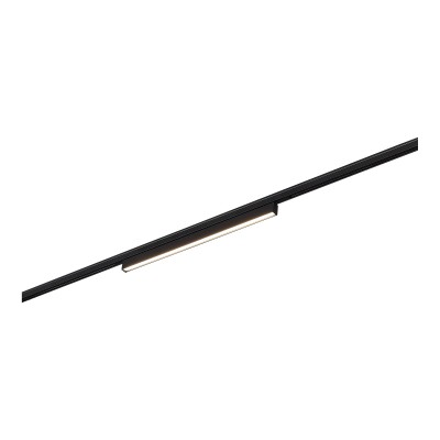 ST665.436.08 Магнитный трековый светильник Черный LED 1*8W 3000K 250Lm Ra&gt;80 100° IP20 L300xW10xH18