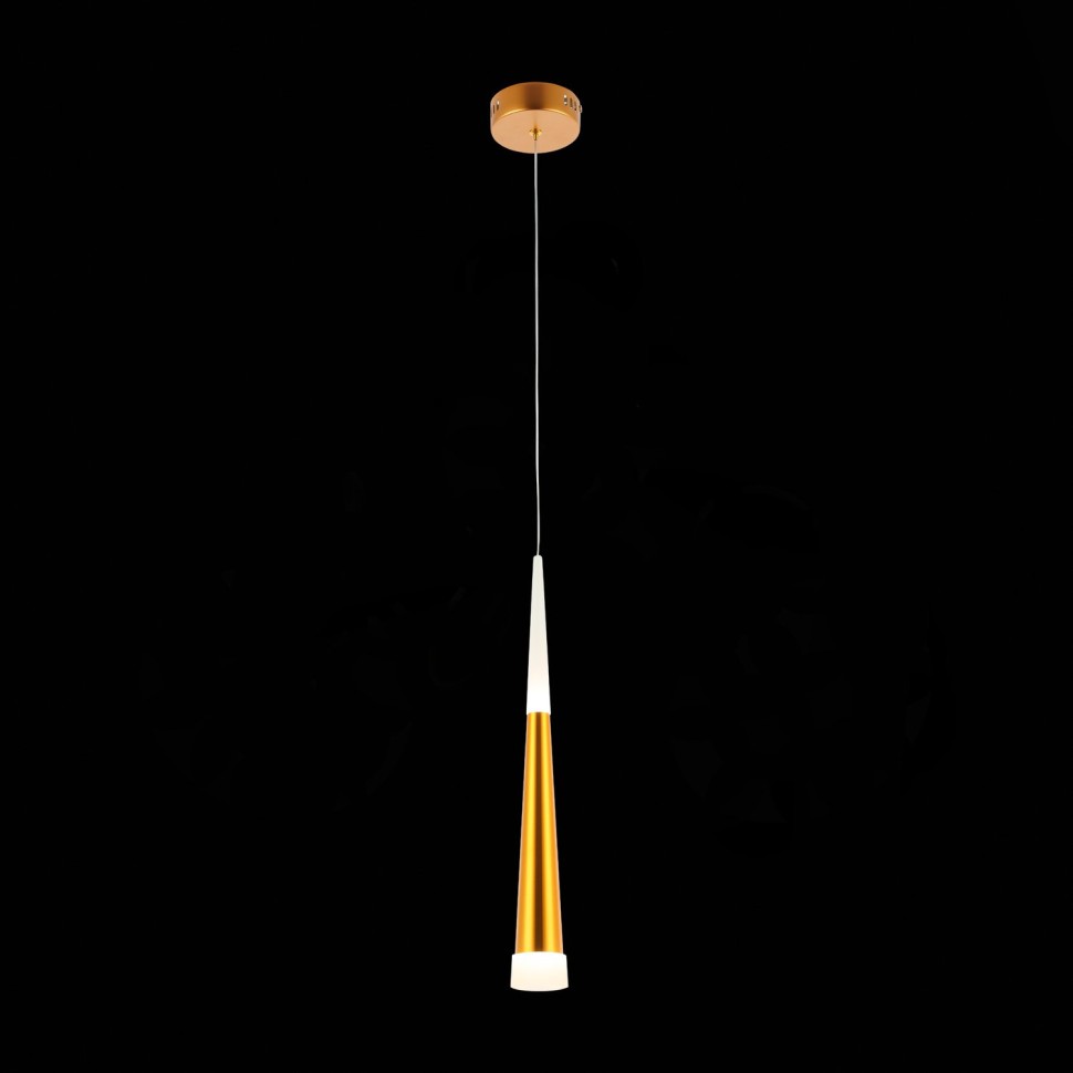 SLE200103-01 Светильник подвесной Золотистый/Золотистый, Белый LED 1*7W 3000K