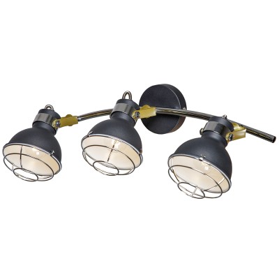 Настенные светильники Споты Escada 1135/3A E14*40W Black/Chrome