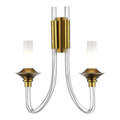 SL1241.201.02 Бра ST-Luce Золотистый/Белый E14 2*40W