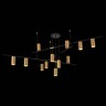 SL1206.402.12 Светильник потолочный ST-Luce Черный/Латунь GU10 12*7W