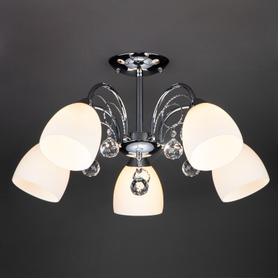 Люстра на штанге Eurosvet 22415/5 хром