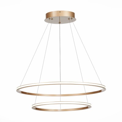 ST604.243.56 Светильник подвесной ST-Luce Золотистый/Белый LED 1*56W 4000K