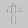 Настольный светильник Maytoni MOD177TL-01B