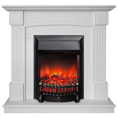 Электрокамин Andrea WT с очагом Fobos Lux Black