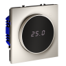 Терморегулятор электронный VOLTUM S70 с индикацией и датчиком, для теплого пола, (кашемир)