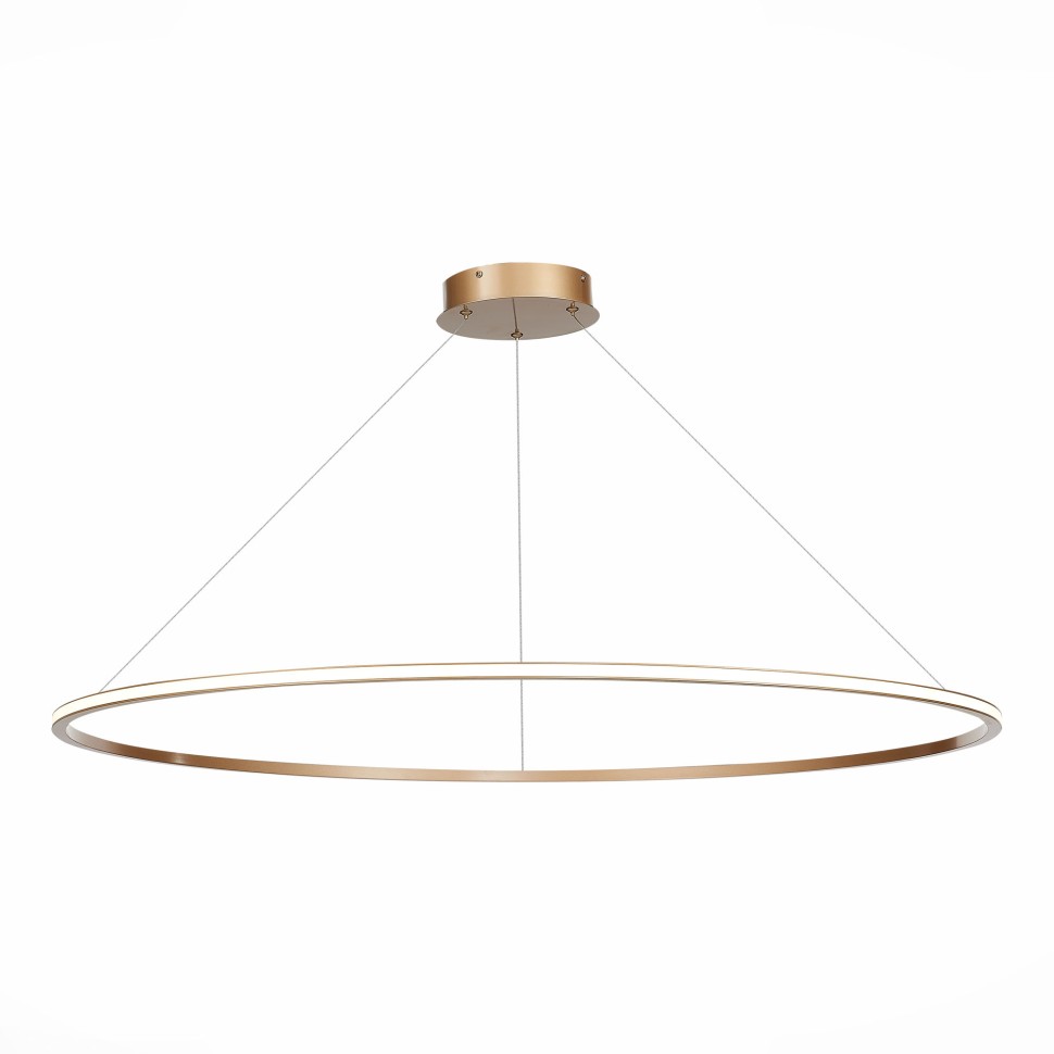 ST604.243.57 Светильник подвесной ST-Luce Золотистый/Белый LED 1*57W 4000K