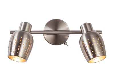 Настенные светильники Споты SIENA 2хЕ14х40W сатин бр 1101/2A ESCADA