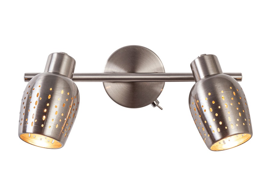 Настенные светильники Споты SIENA 2хЕ14х40W сатин бр 1101/2A ESCADA