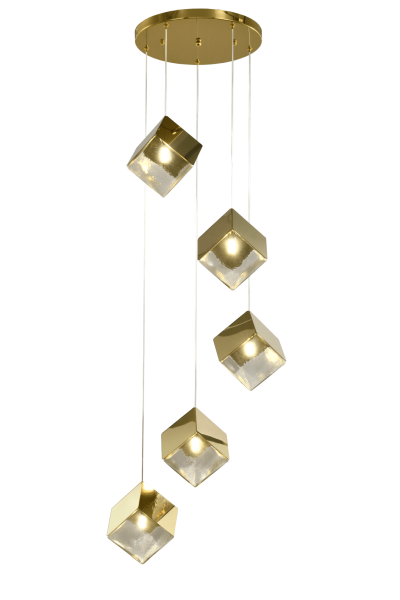 Люстра ZORTES ICE CUBE ZRS.1005.05 Мощность-50Вт  Тип лампы:G9