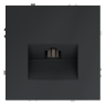 Розетка компьютерная встраиваемая VOLTUM S70 RJ45 кат.6, (графит)