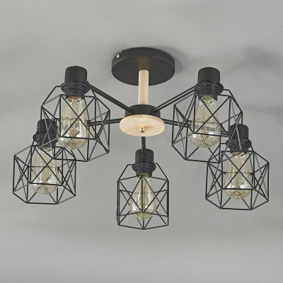 Люстры На штанге Escada 508/5PL E27*60W Black