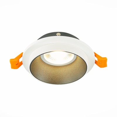 ST206.528.01 Св-к встр. Белый GU10 1*50W  IP20 D92xH38 220V Без ламп