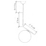Подвесной светильник Delight Collection KG0825P-1S