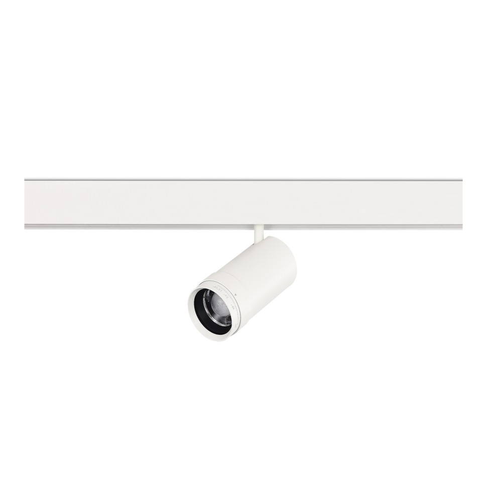 ST357.536.20 Магнитный трековый светильник ZOOM Белый LED 1*20W 3000K Lm Ra90 10-55° IP20 D60xH170 4