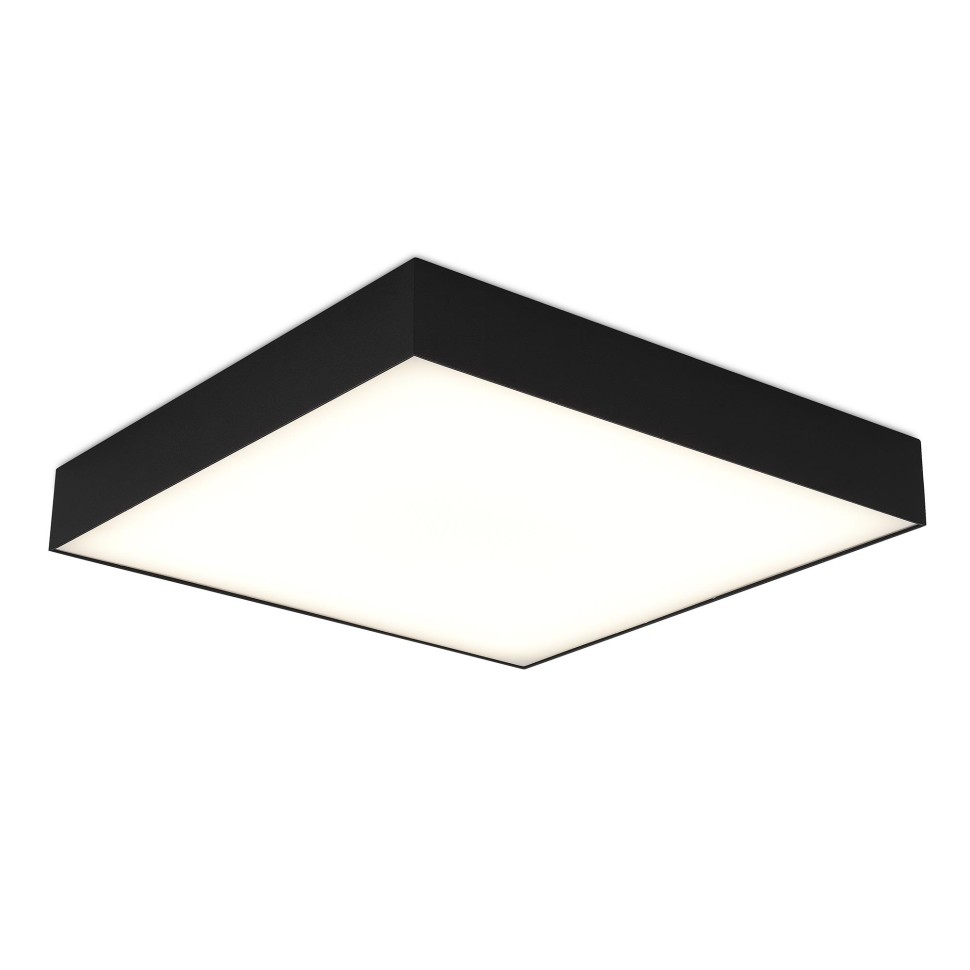 ST608.442.48 Светильник потолочный Черный LED 1*48W 4000K 4 320Lm Ra>90 120° IP20 L400xW400xH55 180-