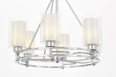 Подвесной светильник Lumina Deco Marietta LDP 8025-6 CHR+WT