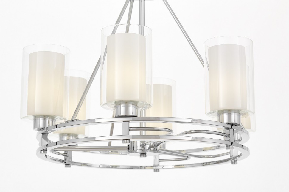 Подвесной светильник Lumina Deco Marietta LDP 8025-6 CHR+WT