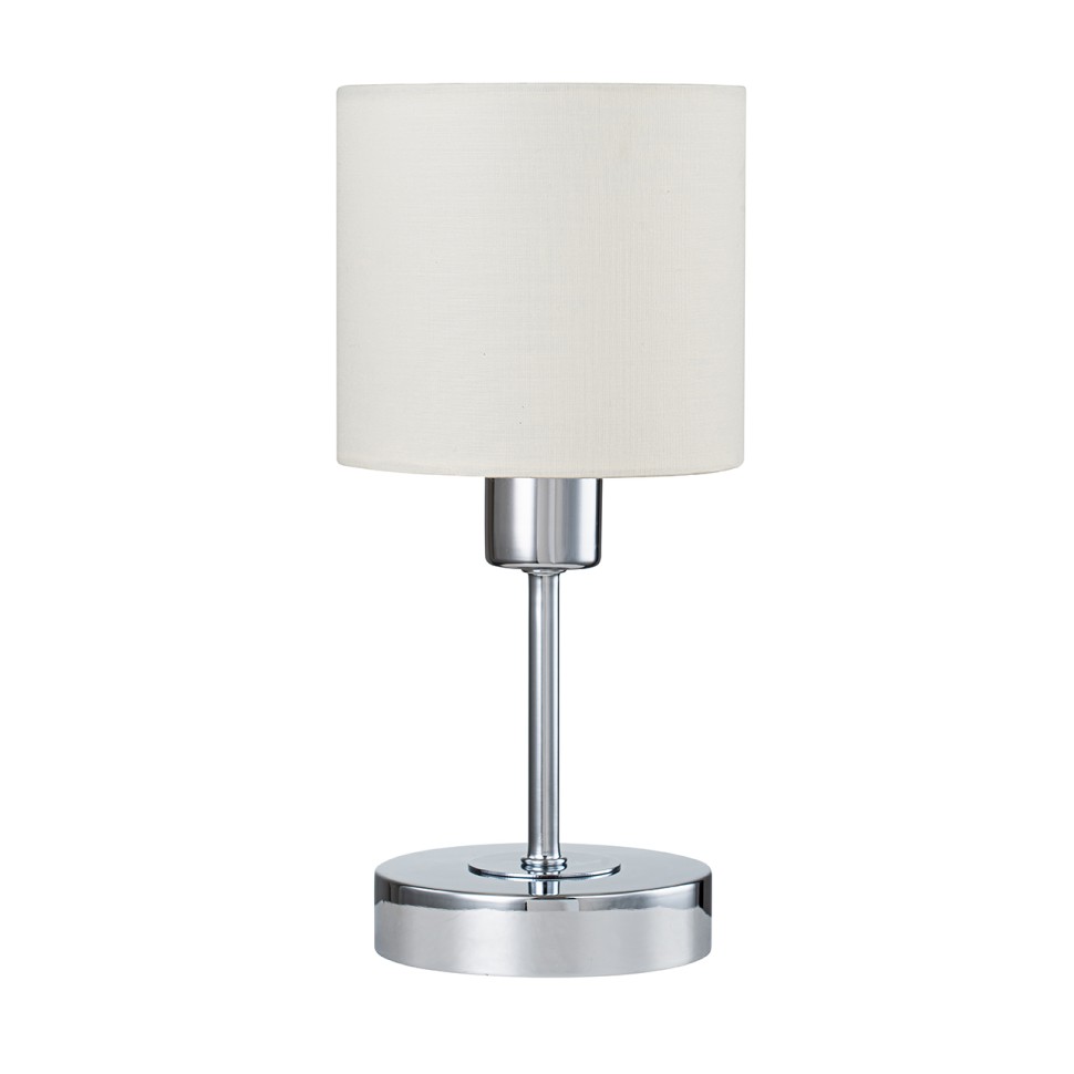 Настольные лампы  Escada 1109/1 E14*40W Chrome/Beige