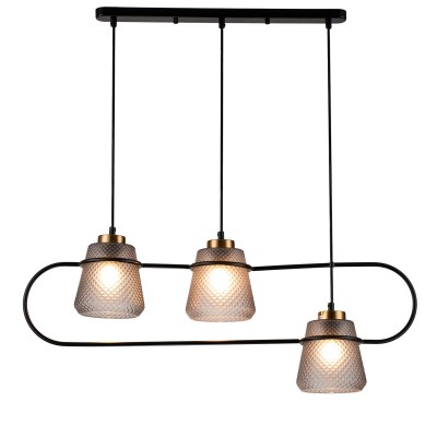 INDIGO Подвесной светильник ASTRATTO 11016/3P Black