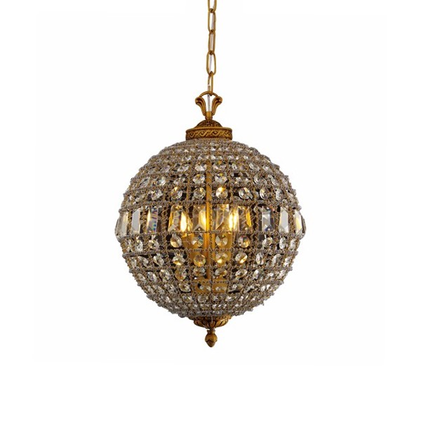 Люстра Delight Collection KR0108P-3 antique brass