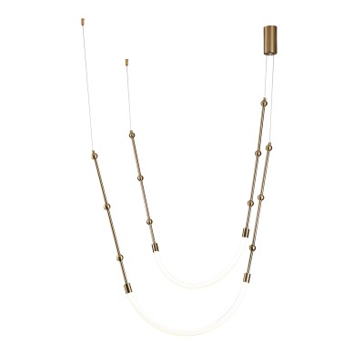 INDIGO Подвесной светильник 14010/2P Brass