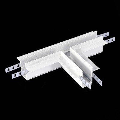 ST007.599.12 Коннектор T-образный для встраиваемого магнитного шинопровода под ГКЛ 12мм ST-Luce Белы