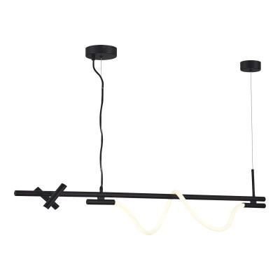 SL6118.403.03 Светильник подвесной ST-Luce Черный/Черный LED 2+1*3+11W 4000K