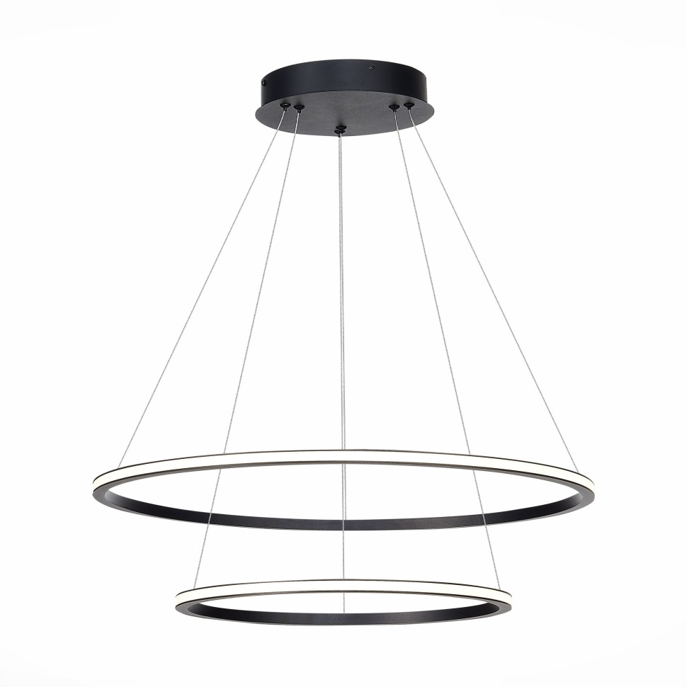 ST604.443.56 Светильник подвесной ST-Luce Черный/Белый LED 1*56W 4000K