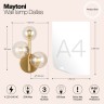 Настенный светильник (бра) Maytoni MOD545WL-03G