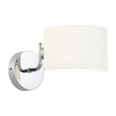 SLE1121-101-01 Светильник настенный Хром/Молочно-Белый E14 1*40W