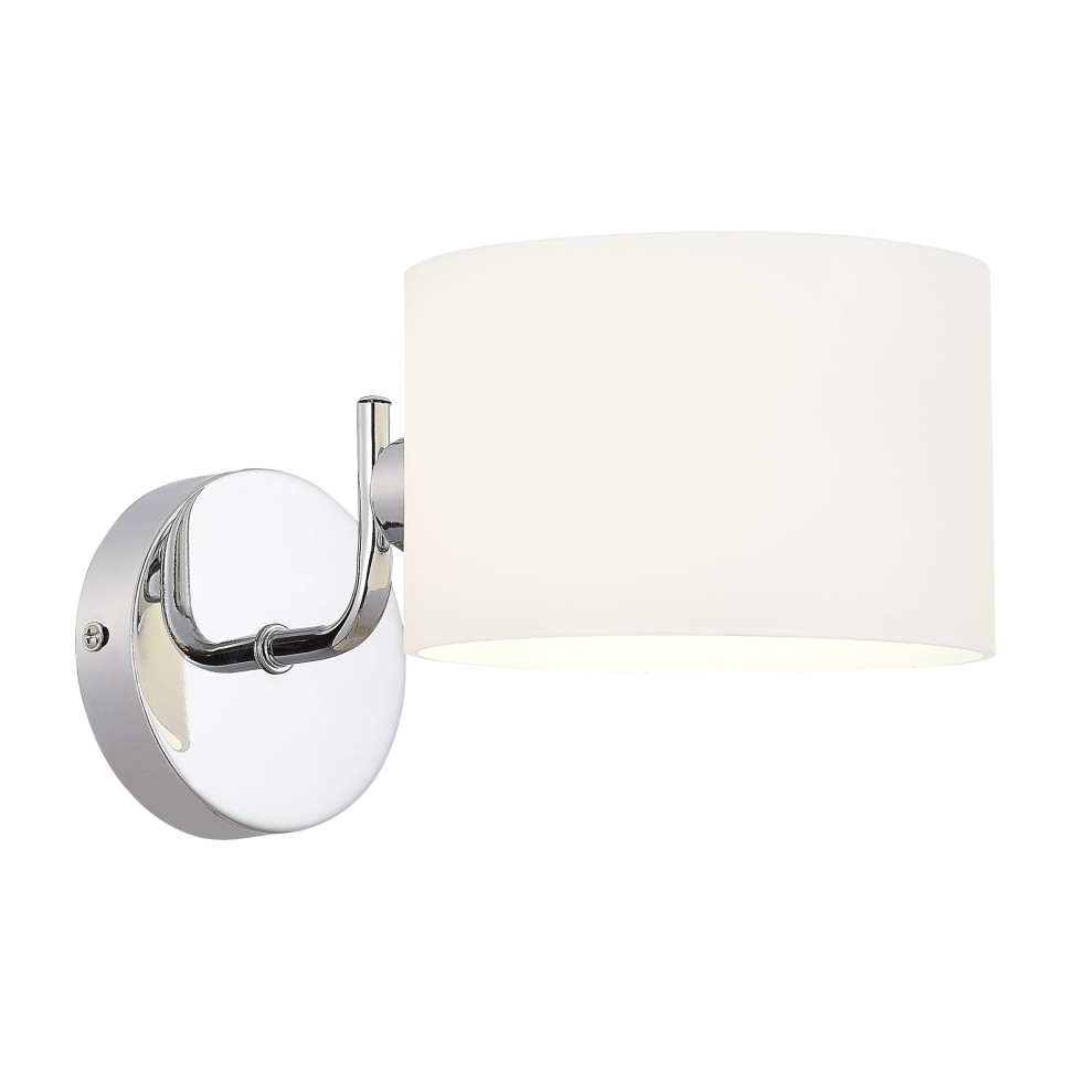 SLE1121-101-01 Светильник настенный Хром/Молочно-Белый E14 1*40W