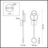 Бра Odeon Light 4322/16WL