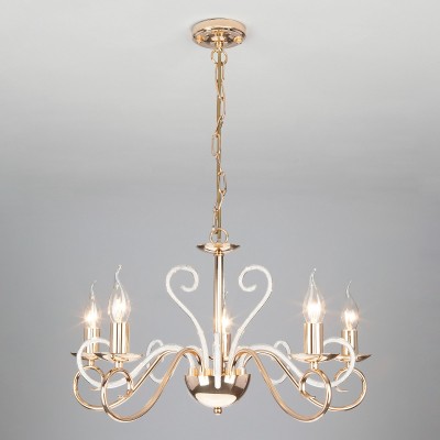 Подвесная люстра Eurosvet 60090/5 золото