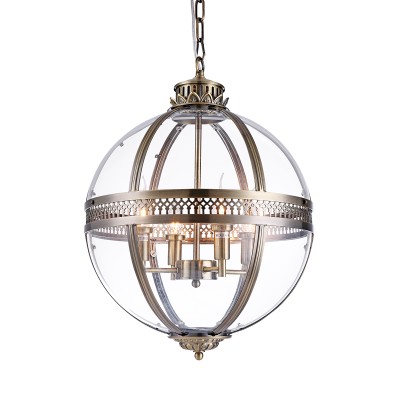 Люстра Delight Collection KM0115P-4M antique brass
