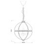 Люстра Delight Collection KM0115P-4M antique brass