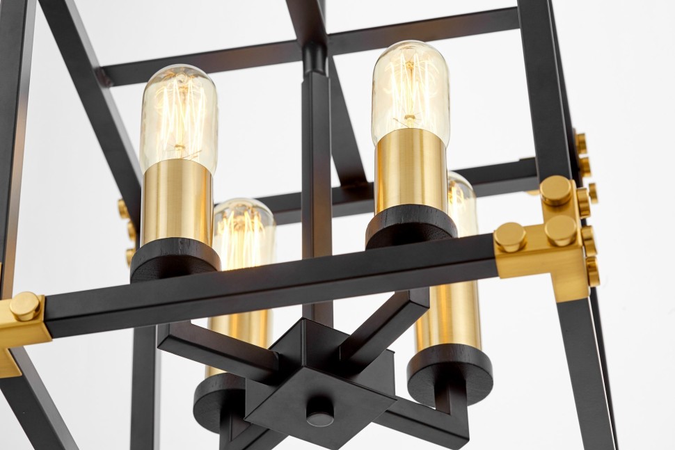 Подвесной светильник Lumina Deco Waldorf LDP 1140-4 BK+MD