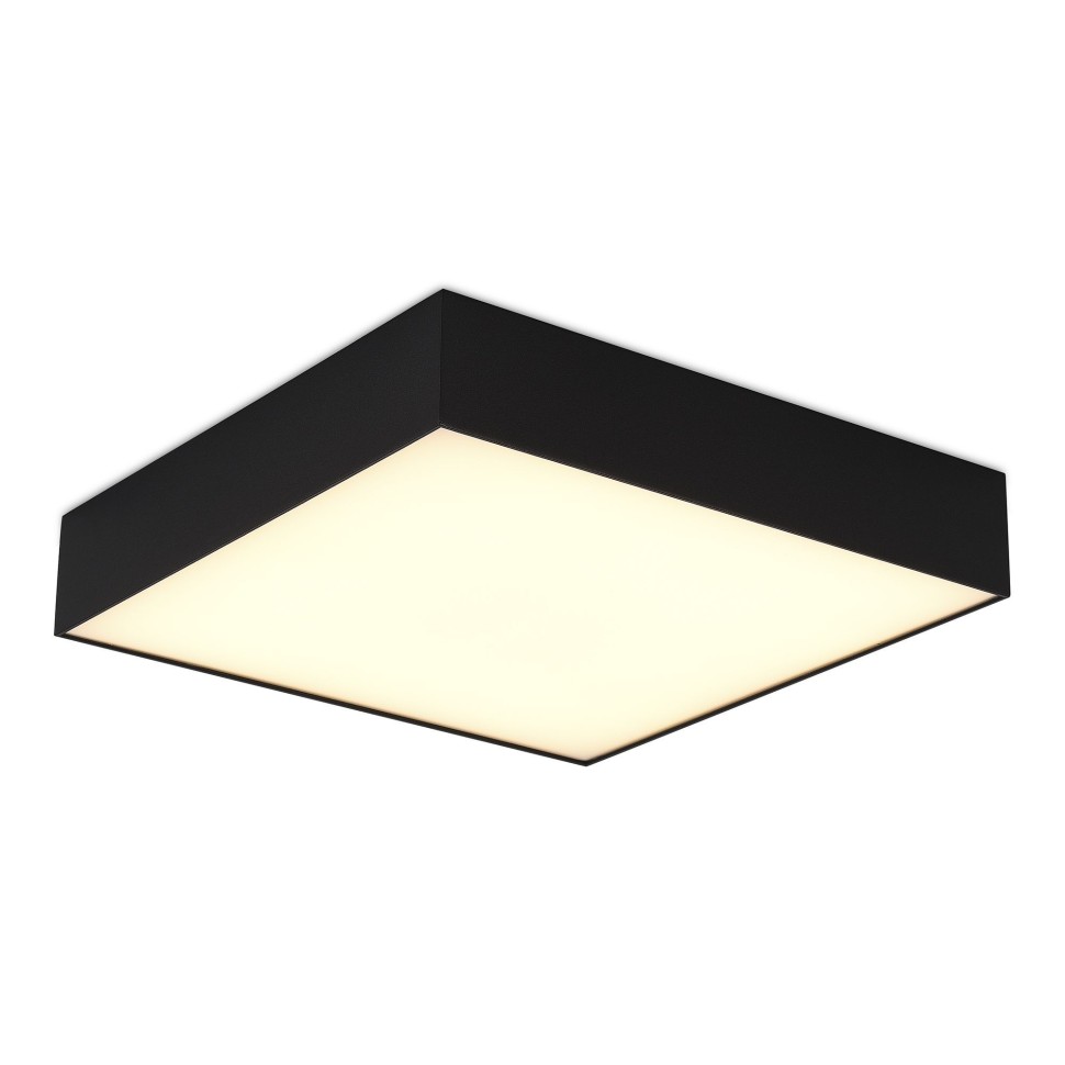 ST608.442.96 Светильник потолочный Черный LED 1*96W 4000K 8 640Lm Ra>90 120° IP20 L600xW600xH55 180-
