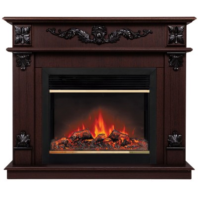 Электрокамин Philadelphia 25,5/26 DN с очагом Moonblaze Deluxe Brass