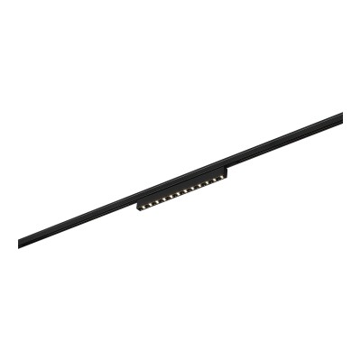 ST666.436.10 Магнитный трековый светильник Черный LED 1*10W 3000K 430Lm Ra&gt;90  IP20 L196xW10xH18 24V