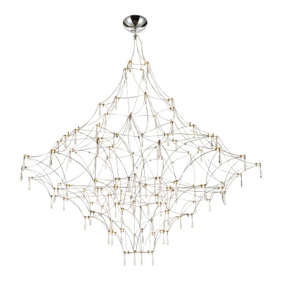 SL6601.103.114 Светильник подвесной ST-Luce Хром/Прозрачный LED 114*0,5W 3000K