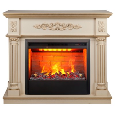 Электрокамин Silvia 26 WT-619G с очагом 3D Helios 26