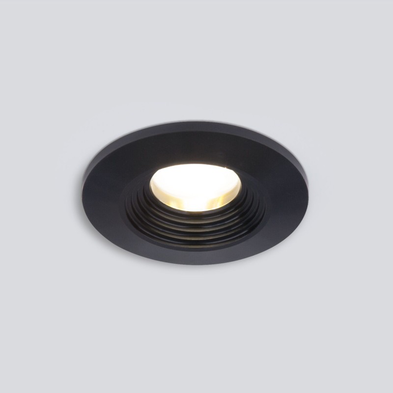 Встраиваемый светильник Elektrostandard 9903 LED 3W 3000K COB BK черный