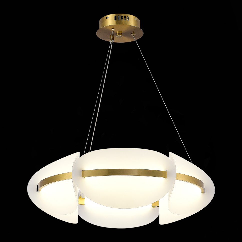SL1304.203.45 Люстра подвесная ST-Luce Золотистый/Белый LED 1*45W 3000K