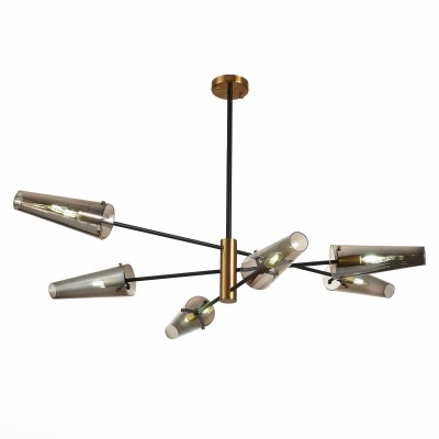 SL1209.302.06 Светильник потолочный ST-Luce Бронза,Черный/Дымчатый E14 6*40W