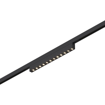 ST666.446.10 Магнитный трековый светильник Черный LED 1*10W 4000K 430Lm Ra&gt;90  IP20 L196xW10xH18 24V