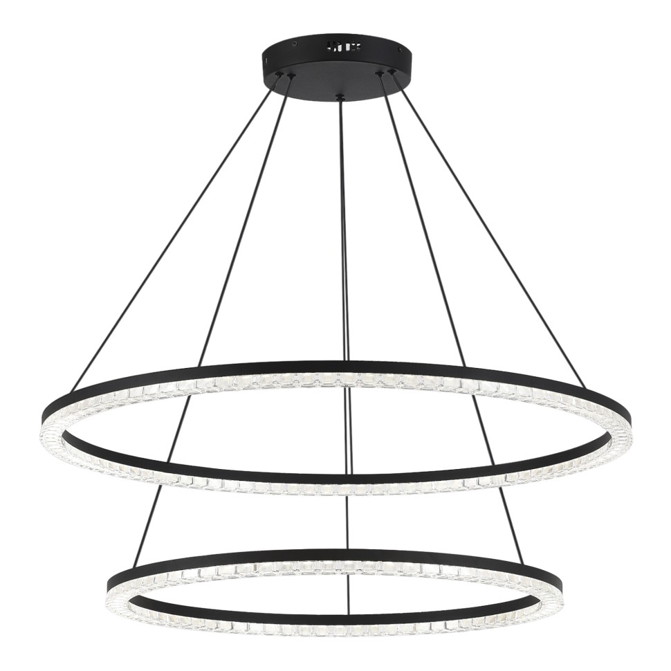 SL1018.403.02 Светильник подвесной ST-Luce черный/прозрачный LED 1*96W 4000K
