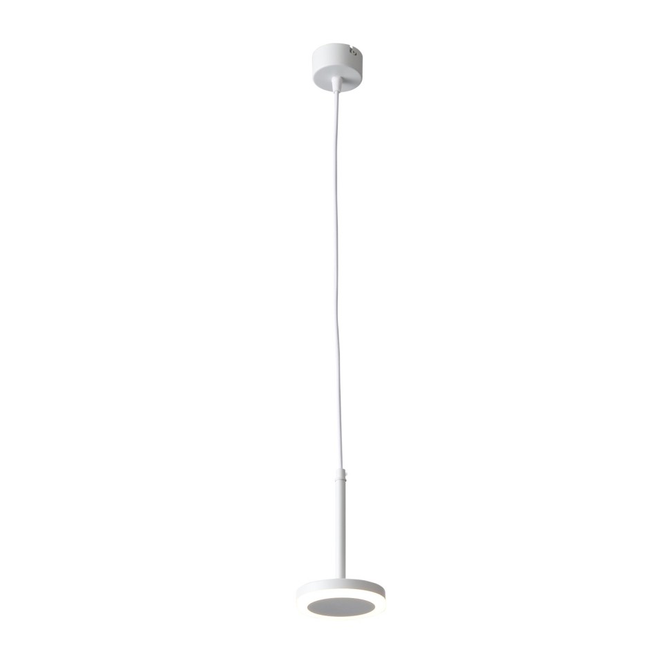 ST104.503.06 Светильник подвесной Белый LED 1*6W 3000K 468Lm Ra>80 120° IP20 D112xH184 170-240V