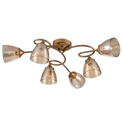 Люстры Потолочные Escada 1112/6P Е27*60W Champagne Gold